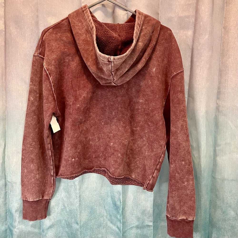 Art Class Junior Hooded SweatShirt Sz XXL (18) Long Sleeve Pullover burgundy NWT - Picture 2 of 4